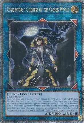 Underworld Goddess of the Closed World  [RA02-EN045] Quarter Century Secret Rare 1st Edition