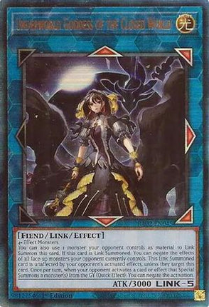 Underworld Goddess of the Closed World  [RA02-EN045] Prismatic Ultimate Rare 1st Edition