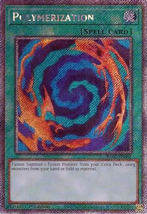 Polymerization  [RA02-EN047] Platinum Secret Rare 1st Edition