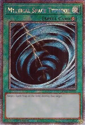 Mystical Space Typhoon (Platinum Secret Rare)  [RA02-EN048] 1st Edition
