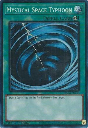 Mystical Space Typhoon (PCR) (Prismatic Collector's Rare) [RA02-EN048] 1st Edition