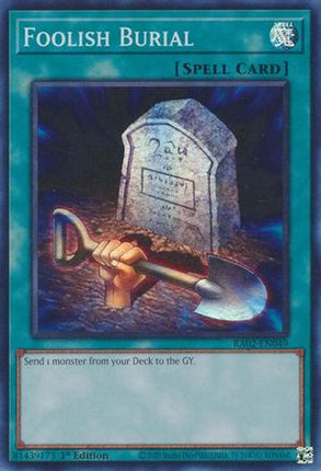 Foolish Burial [RA02-EN049] Super Rare 1st Edition