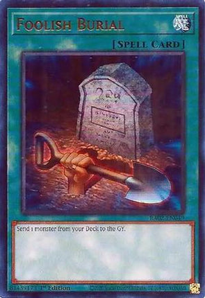 Foolish Burial (UR) (Ultra Rare) [RA02-EN049] 1st Edition