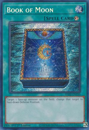 Book of Moon  [RA02-EN050] Secret Rare 1st Edition