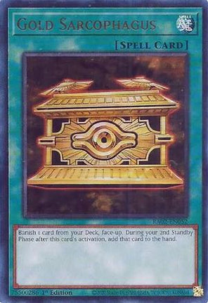 Gold Sarcophagus (UR) (Ultra Rare) [RA02-EN052] 1st Edition