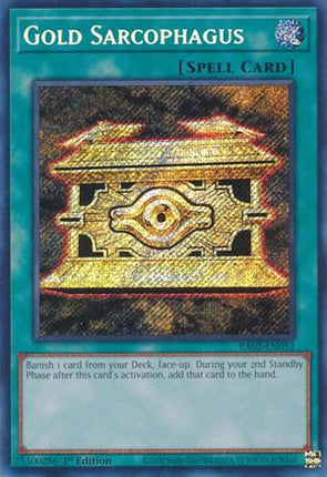 Gold Sarcophagus (Secret Rare)  [RA02-EN052] 1st Edition