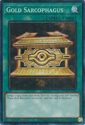 Gold Sarcophagus (PCR) (Prismatic Collector's Rare) [RA02-EN052] 1st Edition