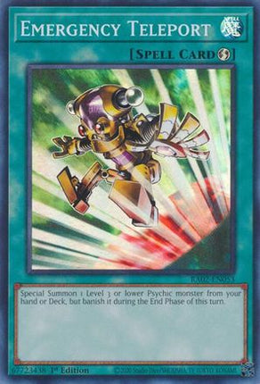 Emergency Teleport (Super Rare) [RA02-EN053] 1st Edition