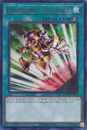 Emergency Teleport  [RA02-EN053] Ultra Rare 1st Edition