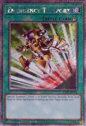 Emergency Teleport (Platinum Secret Rare)  [RA02-EN053] 1st Edition