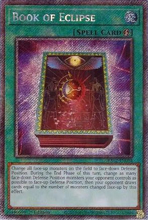 Book of Eclipse  [RA02-EN054] Platinum Secret Rare 1st Edition