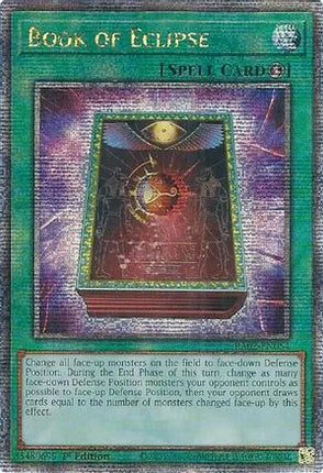 Book of Eclipse (Quarter Century Secret Rare)  [RA02-EN054] 1st Edition