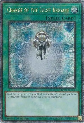Charge of the Light Brigade (Quarter Century Secret Rare)  [RA02-EN055] 1st Edition
