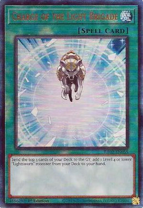 Charge of the Light Brigade  [RA02-EN055] Prismatic Ultimate Rare 1st Edition