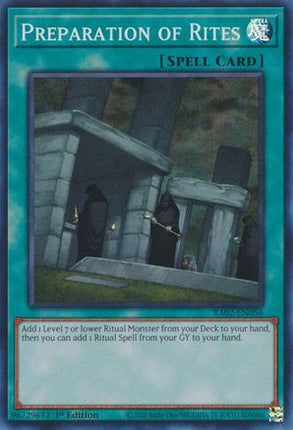 Preparation of Rites (Super Rare) [RA02-EN056] 1st Edition