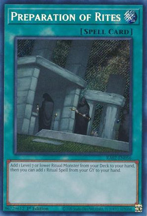 Preparation of Rites (Secret Rare)  [RA02-EN056] 1st Edition