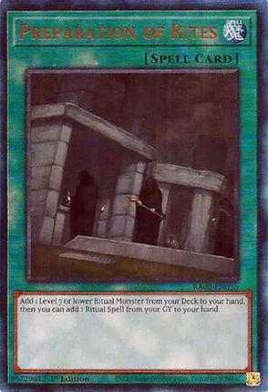 Preparation of Rites  [RA02-EN056] Prismatic Ultimate Rare 1st Edition