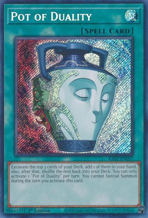 Pot of Duality (Secret Rare)  [RA02-EN057] 1st Edition