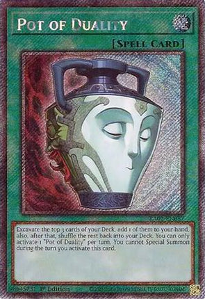 Pot of Duality (Platinum Secret Rare)  [RA02-EN057] 1st Edition