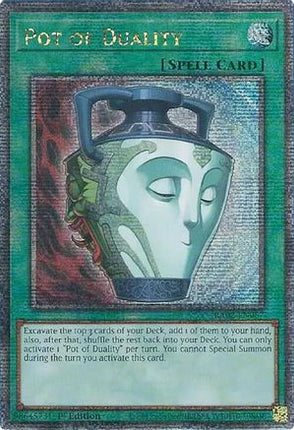 Pot of Duality (Quarter Century Secret Rare)  [RA02-EN057] 1st Edition