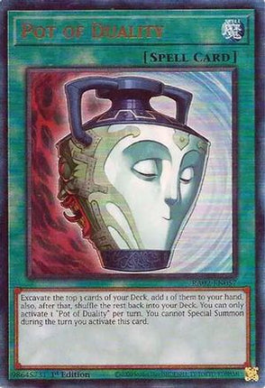 Pot of Duality (PUR) (Prismatic Ultimate Rare) [RA02-EN057] 1st Edition
