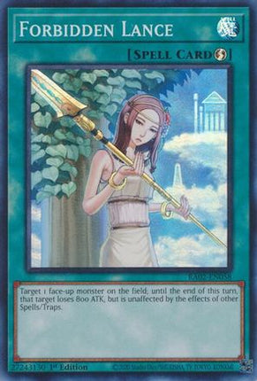 Forbidden Lance (Super Rare) [RA02-EN058] 1st Edition