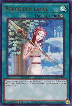 Forbidden Lance (UR) (Ultra Rare) [RA02-EN058] 1st Edition