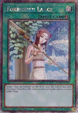 Forbidden Lance (Platinum Secret Rare)  [RA02-EN058] 1st Edition