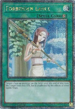 Forbidden Lance  [RA02-EN058] Quarter Century Secret Rare 1st Edition