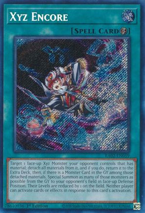 Xyz Encore (Secret Rare)  [RA02-EN059] 1st Edition
