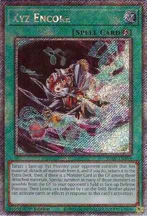Xyz Encore (Platinum Secret Rare)  [RA02-EN059] 1st Edition