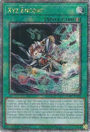 Xyz Encore (Quarter Century Secret Rare)  [RA02-EN059] 1st Edition