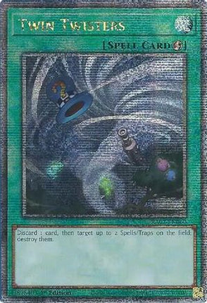 Twin Twisters (Quarter Century Secret Rare)  [RA02-EN060] 1st Edition
