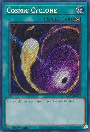 Cosmic Cyclone (Secret Rare)  [RA02-EN061] 1st Edition