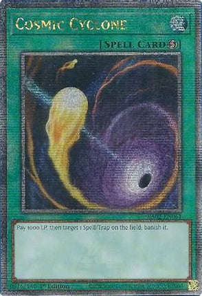 Cosmic Cyclone  [RA02-EN061] Quarter Century Secret Rare 1st Edition