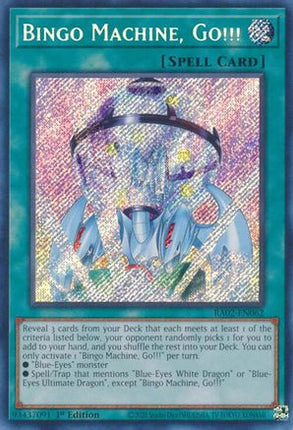 Bingo Machine, Go!!! (Secret Rare)  [RA02-EN062] 1st Edition