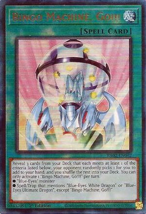 Bingo Machine, Go!!! (PUR) (Prismatic Ultimate Rare) [RA02-EN062] 1st Edition
