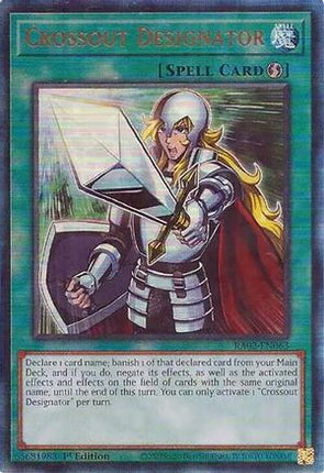 Crossout Designator (PUR) (Prismatic Ultimate Rare) [RA02-EN063] 1st Edition
