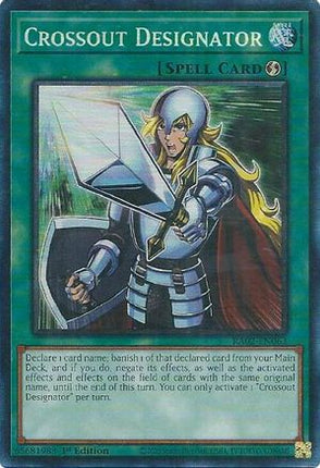 Crossout Designator  [RA02-EN063] Prismatic Collector's Rare 1st Edition