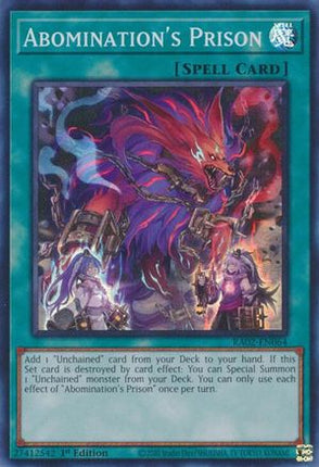 Abomination's Prison [RA02-EN064] Super Rare 1st Edition