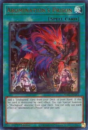 Abomination's Prison (UR) (Ultra Rare) [RA02-EN064] 1st Edition