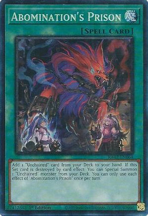 Abomination's Prison (PCR) (Prismatic Collector's Rare) [RA02-EN064] 1st Edition