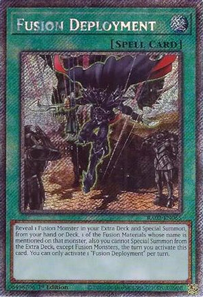 Fusion Deployment  [RA02-EN065] Platinum Secret Rare 1st Edition