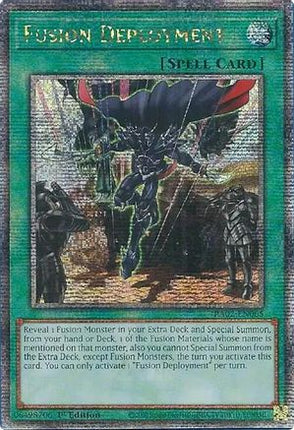 Fusion Deployment (Quarter Century Secret Rare)  [RA02-EN065] 1st Edition