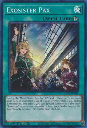 Exosister Pax (Super Rare) [RA02-EN066] 1st Edition