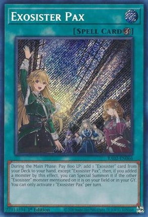 Exosister Pax (Secret Rare)  [RA02-EN066] 1st Edition