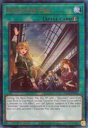 Exosister Pax (PUR) (Prismatic Ultimate Rare) [RA02-EN066] 1st Edition