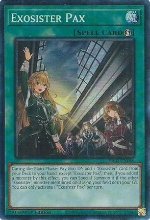 Exosister Pax  [RA02-EN066] Prismatic Collector's Rare 1st Edition