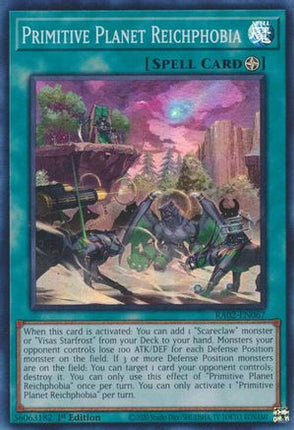 Primitive Planet Reichphobia [RA02-EN067] Super Rare 1st Edition