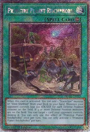 Primitive Planet Reichphobia  [RA02-EN067] Platinum Secret Rare 1st Edition